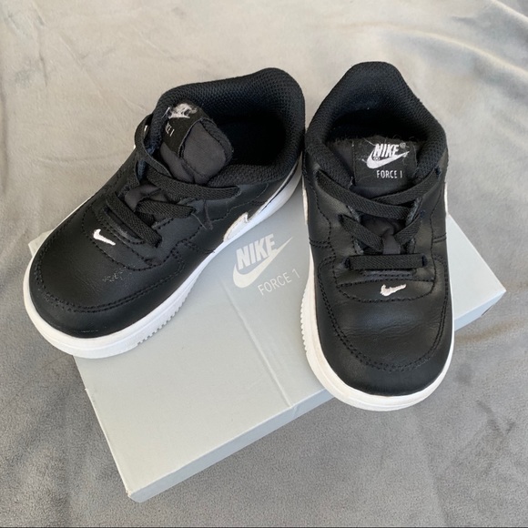toddler black air force ones